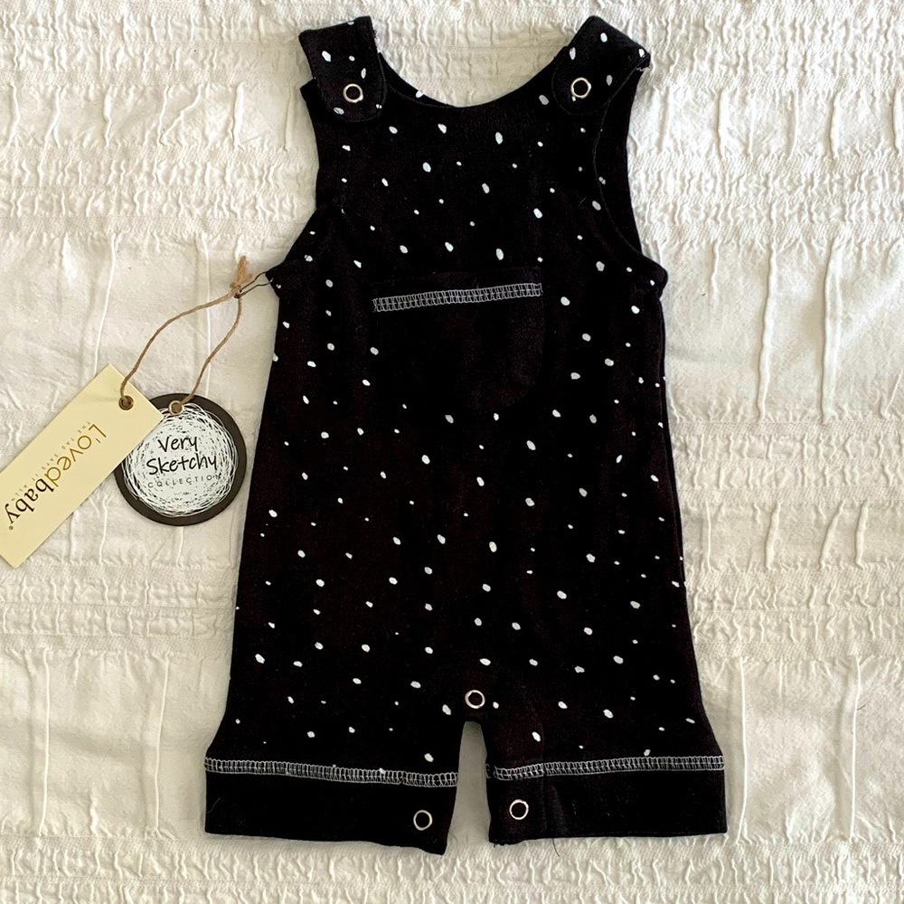 BNWT L’ovedBaby Organic Cotton Overalls
